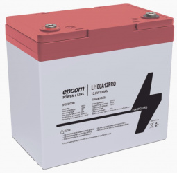 Epcom Batería Sellada LI100A12PRO, Litio, 12.8V, 100Ah 