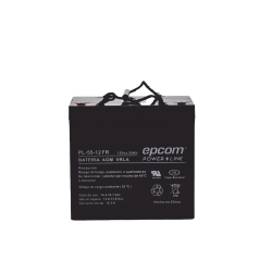 Epcom Batería de Ciclo Profundo PL-55-12 FR, 12V, para Dispositivos de Alarma 