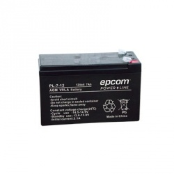 Epcom Batería Sellada PL-7-12, AGM/VRLA PL-7-12, 12V, 7000mAh 