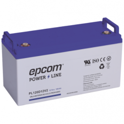 Epcom Batería Sellada PL120D12V2, AGM, 12V, 120Ah  