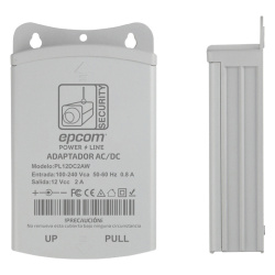 Epcom Fuente de Poder para Exterior  PL12DC2AW, Entrada 100-240V, Salida 12V 