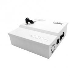 Epcom Fuente de Poder para 18 Cámaras CCTV PLK12DC20ABK, Entrada 96- 264V, Salida 12V, para Batería de Respaldo 