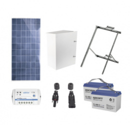 Epcom Batería para Alarma X-RADAR1, 12V, 9 A - Incluye Panel Solar 