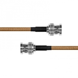 Epcom Cable Coaxial BNC Macho - BNC Macho, 1.1 Metros, Marrón 