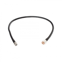 Epcom Jumper de Cable Coaxial LMR400 BNC Macho - N Macho, 83cm, Negro 