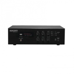 Epcom Mini Amplificador Mezclador SF-B240, Alámbrico, MP3, Tuner, Bluetooth, Negro 