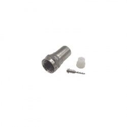 Epcom Conector Coaxial F Macho, Gris, para Cable RG-59 