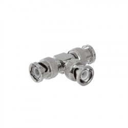 Epcom Conector Coaxial Triple BNC Macho, Plata 