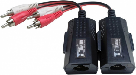 Epcom Balun Transceptor Extensor de Audio Análogo TT2001A, RCA-RJ45, hasta 800 Metros 