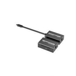 Epcom Transmisor y Receptor Alámbrico por Cable Cat6/Cat6a/Cat7, Entrada 1 x RJ-45 1 x HDMI, Salida 1 x RJ-45 1 x HDMI, hasta 60 Metros 