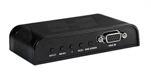 Epcom Adaptador VGA/S-Video/BNC Hembra - VGA Hembra, Negro 
