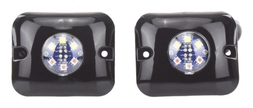 Epcom Estrobos Ocultos de 6 LEDs, Luz Clara, para Vehículos 