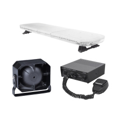 Epcom Kit Básico para Unidades de Seguridad X67RBAKIT3, Negro, Incluye Sirena X100A/Bocina XLS100/Barra de Luces X67RBA 