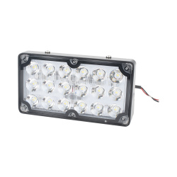 Epcom Luz de Advertencia LED XLTE2315W, Exterior, 12V, 12A, Blanco, para Vehículo de Emergencia 