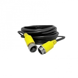Epcom Cable Aviation Macho - Aviation Hembra, 11 Metros, Negro/Amarillo, para XMR 
