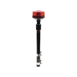 Epcom Luz Telescópica LED Ultra Brillante XMWL100R, Rojo, para Motocicleta 