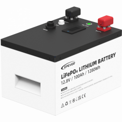 EPEVER Batería Sellada LFP100EP128V2, Litio, 12.8V, 100Ah 