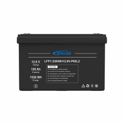 EPEVER Batería Sellada LiFePO4, Litio, 12.8V, 120Ah  