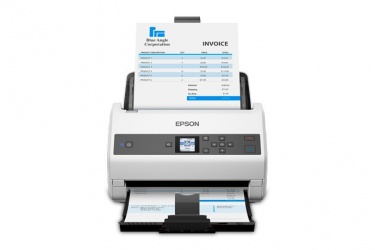 Scanner Epson DS-970, 600 x 600DPI, Escáner Color, Escaneado Dúplex, USB 3.0, Gris/Blanco 
