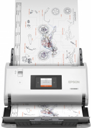 Scanner Epson DS-30000, 600 x 600DPI, Escáner Color, Escaneado Duplex, USB 3.0, Blanco/Negro 