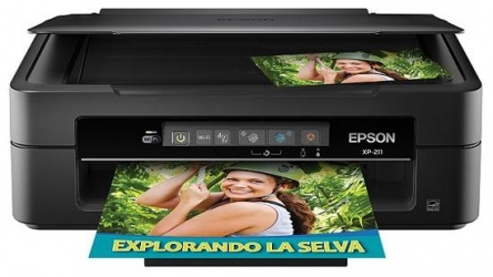 Multifuncional Epson Expression XP-211, Color, Inyección, Inalámbrico, Print/Scan/Copy 