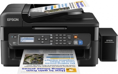 Multifuncional Epson L565, Color, Inyección, Tanque de Tinta (EcoTank), Inalámbrico, Print/Scan/Copy/Fax 