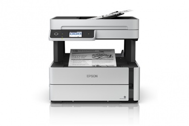 Multifuncional Epson EcoTank M3170, Blanco y Negro, Inyección, Tanque de Tinta, Inalámbrico, Print/Scan/Copy/Fax 