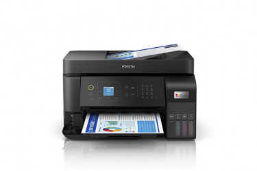 Multifuncional Epson EcoTank L5590, Color, Inyección, Tanque de Tinta, Inalámbrico, Print/Copy/Scan/Fax ― Incluye 5 Tintas T544 