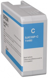 Epson Cartucho SJIC35P Cian, para ColorWorks C6000 