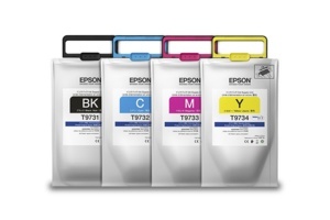 Bolsa de Tinta Epson T973 DURABrite Pro Negro, 22.500 Páginas 