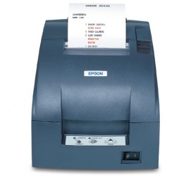 Epson TM-U220B, Impresora de Tickets, Matriz de Puntos, Serial, Negro - incluye Fuente de Poder, sin Cables 