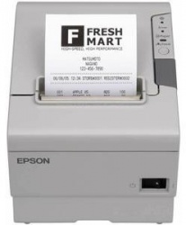 Epson TM-T88V, Impresora de Tickets, Térmico, Serial + USB, Blanco - incluye Fuente de Poder, sin Cables 