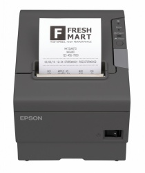 Epson TM-T88V, Impresora de Tickets, Térmico, Serial + USB, Negro - incluye Fuente de Poder, sin Cables 