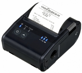 Epson TM-P80, Impresora de Tickets, Línea Térmica, 203 x 203 DPI, USB, Bluetooth, Negro 