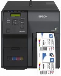 Epson ColorWorks C7500G, Impresora de Etiquetas de Color, Inyección de Tinta, 600 x 1200DPI, USB, Ethernet, Negro 