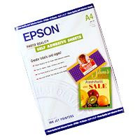 Papel Autoadherible Epson 167g/m²,  A4, 10 Hojas 