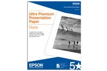 Epson Papel para Presentaciones Mate Ultra Premium, 192g/m², 49.5 x 34.5cm, 50 Hojas 