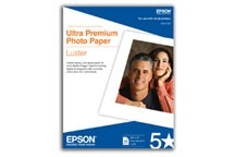 Epson Papel Fotográfico Ultra Premium Luster 240g/m², 17'' x 22'', 25 Hojas 