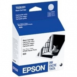Cartucho Epson T026201 Negro, 370 Páginas 