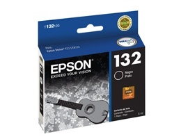 Cartucho Epson 132 Negro, 180 Páginas 
