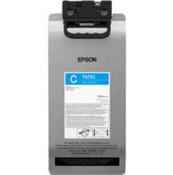 Cartucho Epson T47X22N Alto Rendimiento Cian, 1.5 Litros 