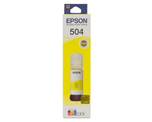 Tanque de Tinta Epson T504 Amarillo, 70ml,  