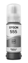 Tanque de Tinta Epson T555 Gris, 70ml 