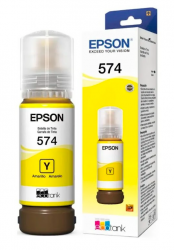 Tanque de Tinta Epson T574 Amarillo, 70ml, 7.300 Páginas 