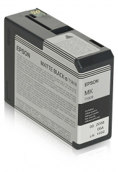 Cartucho Epson T580 UltraChrome K3 Negro Mate, 80ml 