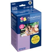 Epson Kit Cartucho y Papel T5846 4-Colores, 150 Páginas de 4x6' 