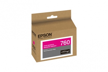 Cartucho Epson T760 Magenta Vivo 25.9ml, 4000 Páginas 