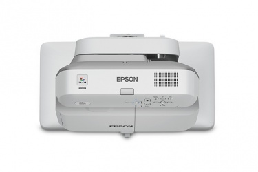Proyector Interactivo Epson BrightLink 685Wi 3LCD, WXGA 1280 x 800, 3500 Lúmenes, Tiro Corto, con Bocinas, Gris/Blanco 