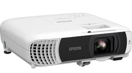 Proyector Epson PowerLite FH54+ 3LCD, 1920x1080 Full HD, 4100 lúmenes ANSI, Inalámbrico, con Bocinas, Blanco 
