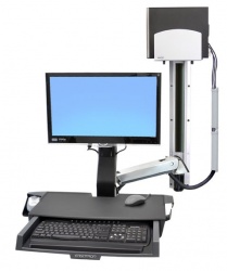 Ergotron Sistema Combo 24'' de Trabajo Sentado o de Pie StyleView 